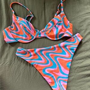 Aurelle Swirl Bikini Set